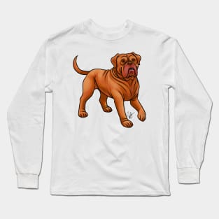 Dog - Dogue du Bordeaux - Mahogany Long Sleeve T-Shirt